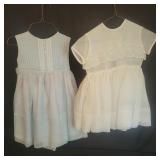 2 Vintage Little Girls Dresses