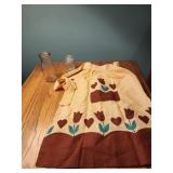 Waist apron, vintage biltmore dairy farms half