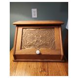 17.5x11.5x13 large copper punch bread box storage