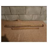 Wooden bats vintage