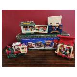 Polyresin train set christmas from Belk