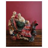 Santa and elves cedar creek collection