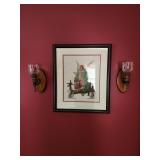 18.5x22 needlepoint angel looking after the