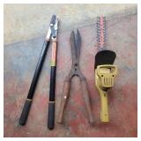 Lopers and electric Black and Decker Trimer