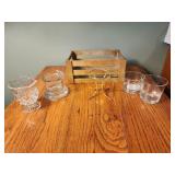 Home interior candle holders, gold colored small