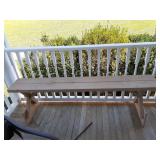 Wood bench 70 x 23 x 15.5