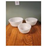 Anchor Hocking Fire King milk glass bowl, Vintage