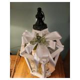 26" tall wood lantern home decor