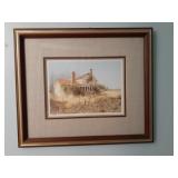 Framed artwork By Mel Steele Titled HOME PLACE