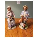 Homco Porcelain Figurine Elderly Older