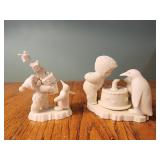 Happy birthday snowbabies with penguins