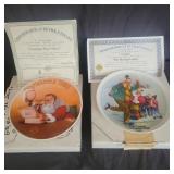 2 Christmas Themed Collectors Plates- 1985 N