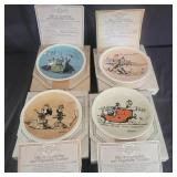 4 Norman Rockwell Collectors Plates from the