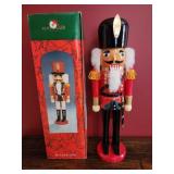 15" Kurt S Adler nutcracker has a chip on top
