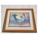 16x12 Rooster Big Boy painting by Francis Cardwell