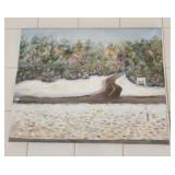 Leola Barr canvas painting 14x11