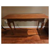 54x28x16  entryway or sofa table