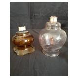 Color pegged glass votives