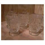 4 Whitehall Indiana Glass Colony Riviera