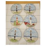 Royal Norfork 7.5" lighthouse collector plates