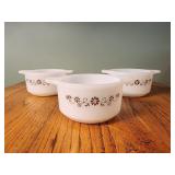 Pyr-O-Rex Milk Glass Soup Chili Bowl
