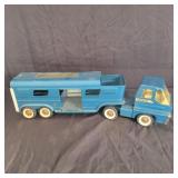 Metal Structo Toy Truck and Horse Trailer