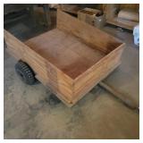Custom Wood Pull behind cart 36"x47"