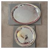 Oneida Silverplate Platters with Boxes