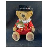 Harrods Knigjtsbridge beefeater bear with tags.