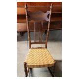 Vintage armless low rocker 19x44x30