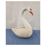 12" resin swan figure