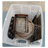 Misc lot of baking pans and racks