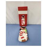 Fitz and floyd snowman tray in box