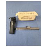 Vintage buck steelmaster hone with sheath