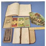 1904 1906 memo books, harvesting books