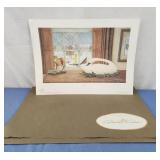 David E Doss "Treasures" 1991 lithograph limited