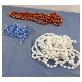 Misc strings of beads for decoration