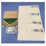 Vintage envelopes stamped, vintage postcards