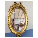 Vtg Home Interior Homco Mirror Wall Decor Gold