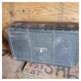 Trunk with Vintage Duke sticker 36"Wx13"Tx21"D