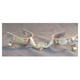 Vintage cowboy boot spurs