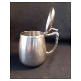 Vintage Royal Holland Pewter KMD TIEL hinged lid