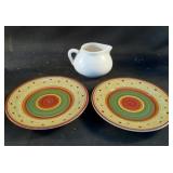 PFALTZGRAFF creamer ND 2 handpainted Earthernware