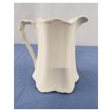 Vintage Ironstone Farmhouse  Pitcher 6 5"