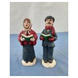 Vintage set of Christmas carolers 6"