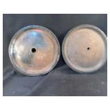 Set of 2 metal wheels 12"