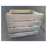 Handmade wood crate 17 x 13 x 14.5