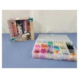 Bracelet making beads and a puzzle