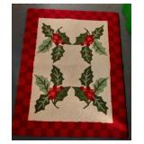 Christmas rug 29 x 25