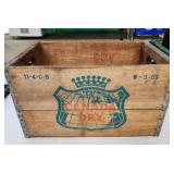 Canada dry wooden crate